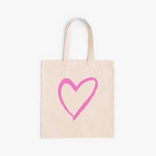 "Doodle Heart" Tote